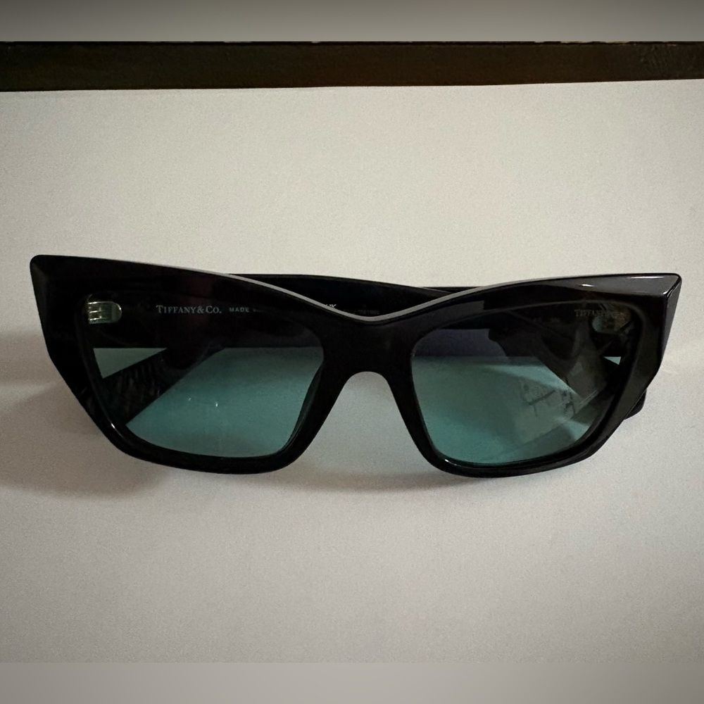 Tiffany & Co. Black and Teal Sunglasses